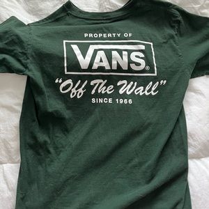 Vans Small Green T-Shirt